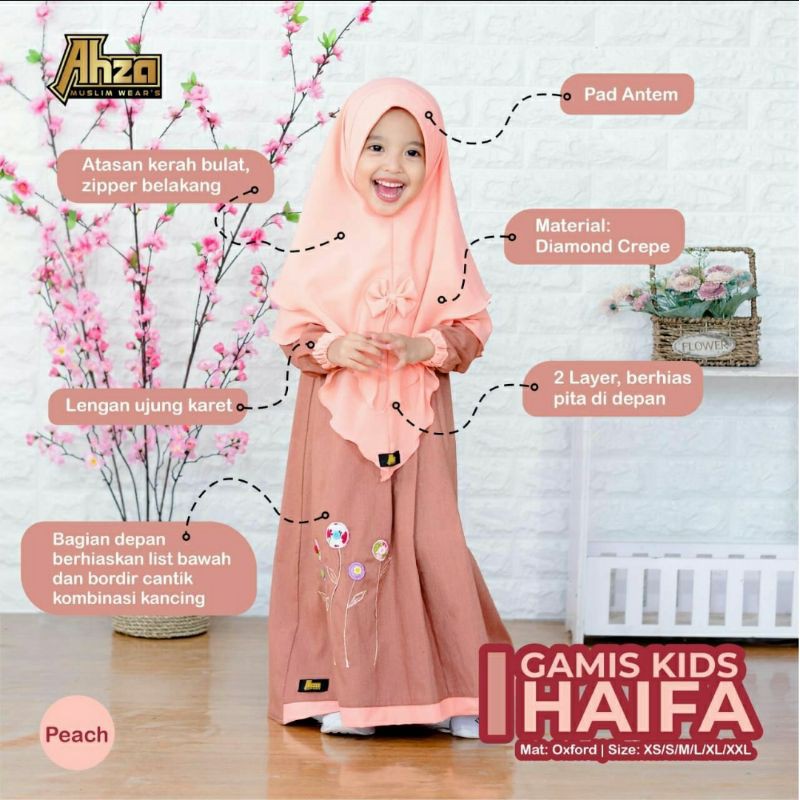 Gamis anak Haifa by Ahza