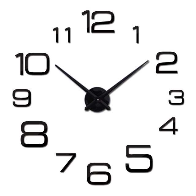 Jam Dinding Besar DIY Giant Wall Clock 90cm Model Numeral - DIY-108