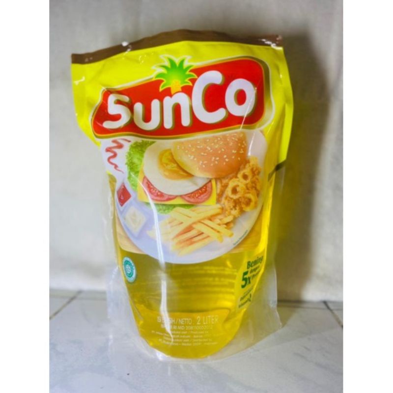 

Minyak Goreng Sunco jumbo 2liter Pouch - isi ulang 2000 ml besar - minyak sawit
