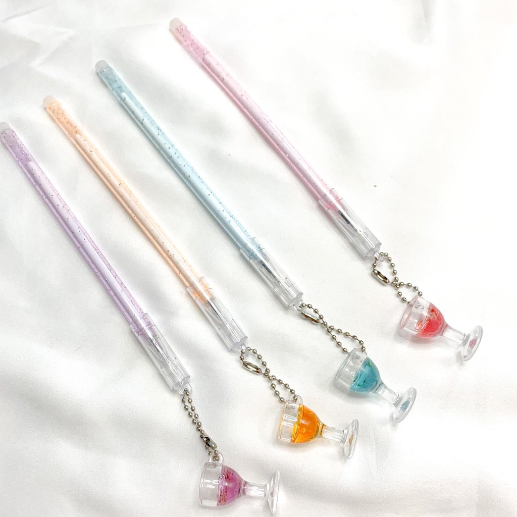 PEN GEL UNIK KARAKTER COCKTAIL PULPEN LUCU UNIK IMPORT GROSIR TERMURAH BOLPOIN IMUT READY COD-1