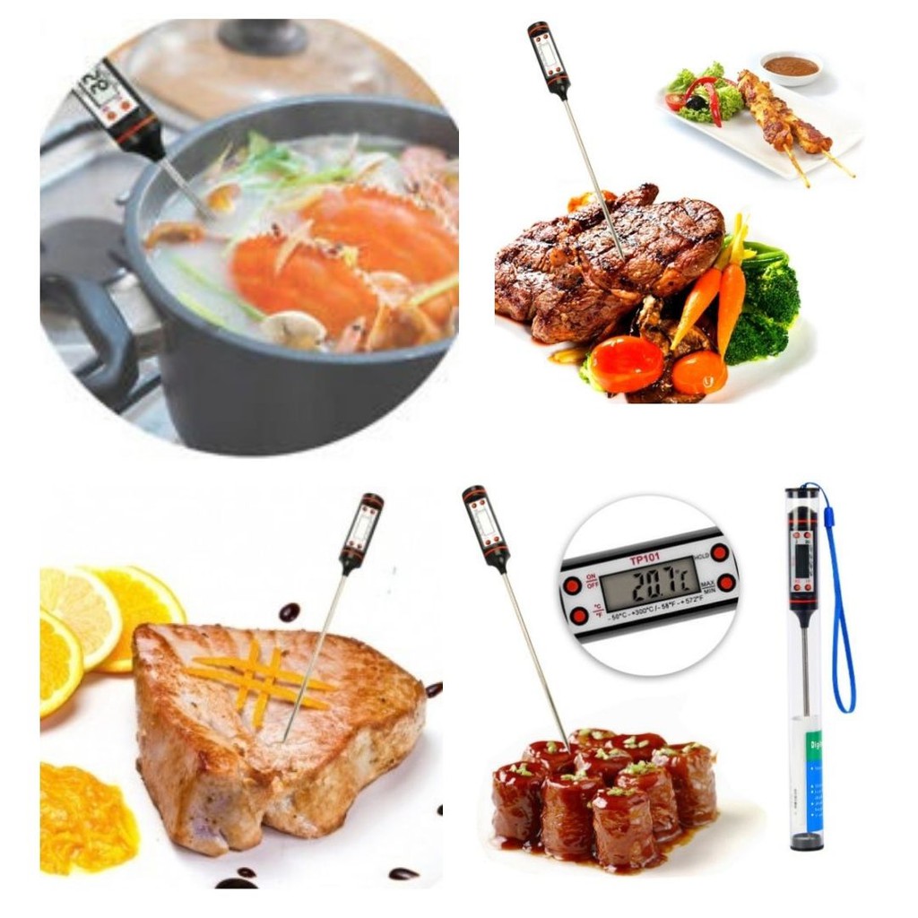 Alat Pengukur Digital Suhu Minyak Air Makanan Kopi Food Thermometer 111147