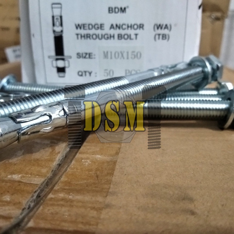 Angkur Trubolt 10x150 / Wedge Anchor M10 x 150 (15 CM)