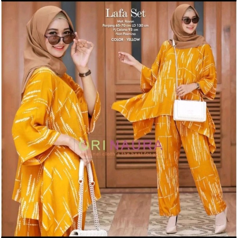 SETELAN RAYON JUMBO/ ONE SET TIE DYE MOTIF GALARAN