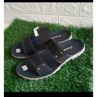 sandal kulit pria/sandal slide/sandal kulit carvil B2