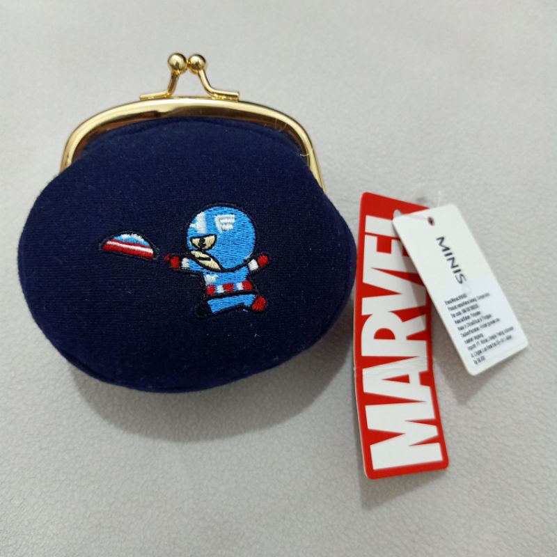 Dompet Koin Miniso Marvel Edition | Coin Wallet Miniso
