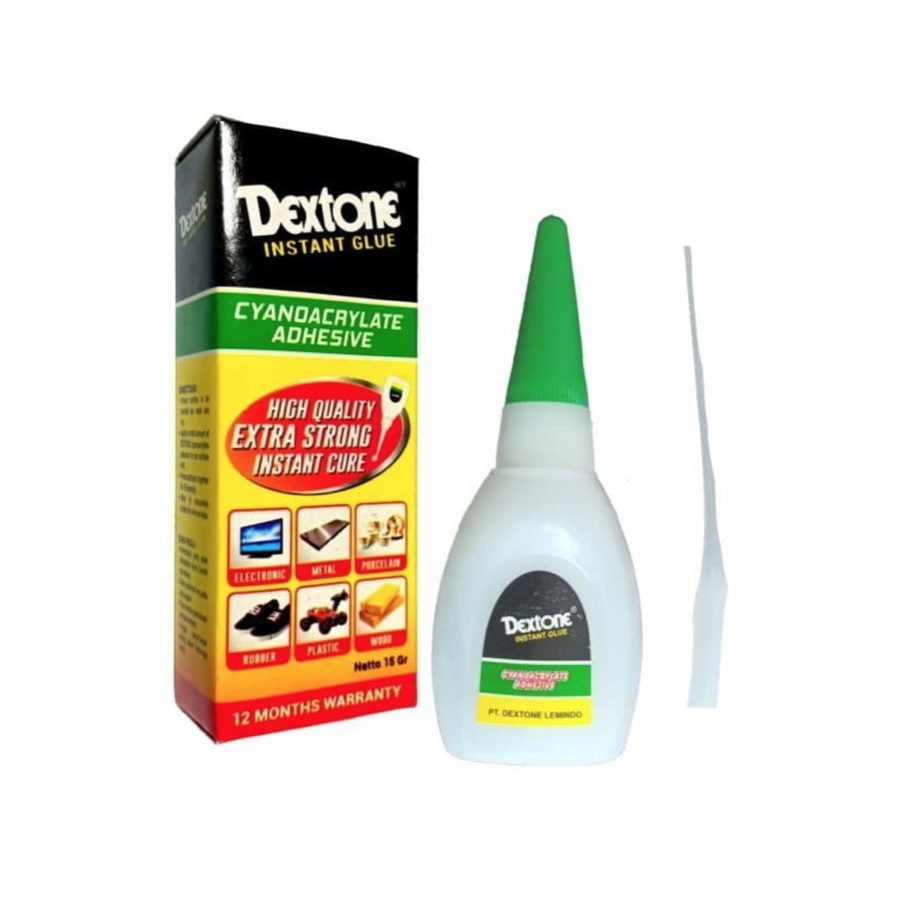 

Lem Dextone Lem Korea Lem Cair Instant Glue Lem Gila 15 gr -p