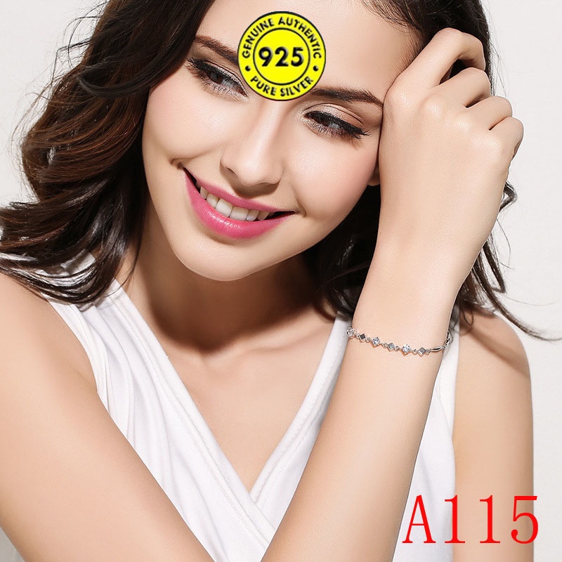 925 Silver Korean Style Fashion Bracelet Ornament Female Non-Allergic