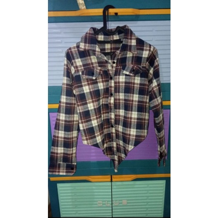preloved flanel wanita