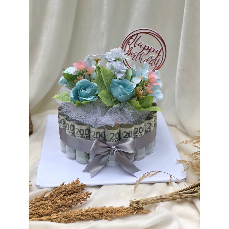 Money cake / kue uang ulang tahun / kado ulang tahun