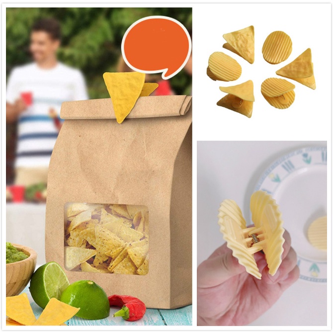 5 PCS Mini Kreatif Plastik Snack Moisture-proof Sealing Clip | Penyimpanan Tagihan