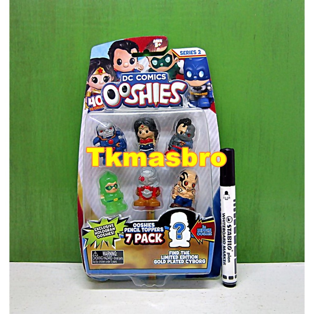

Ooshies Pencil Toppers Series 2 Dc Comics 7 Pack-B