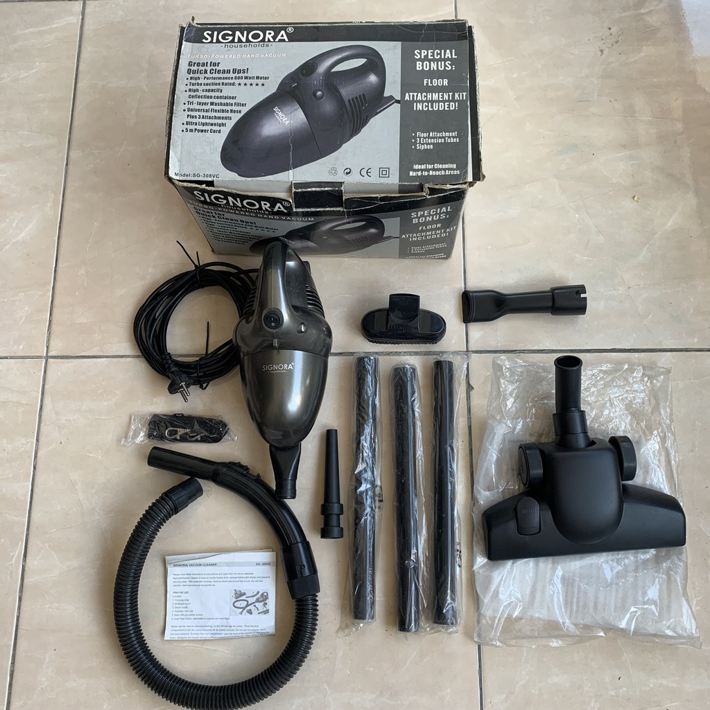 SIGNORA HAND VACUM CLEANER ORIGINAL 2ND FUNGSI NORMAL JUAL RUGI