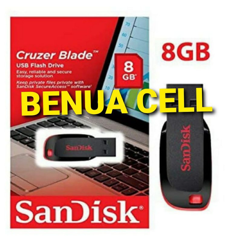 FLASHDISK SANDISK 8GB - FD SANDISK 8GB ORIGINAL RESMI