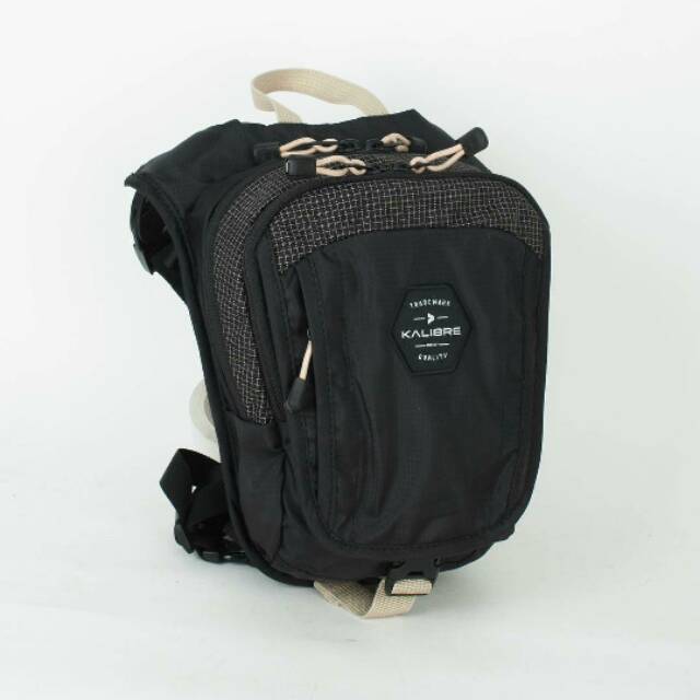 Promo - Tas Selempang Paha Kalibre Burghal 3L - Black Hitam