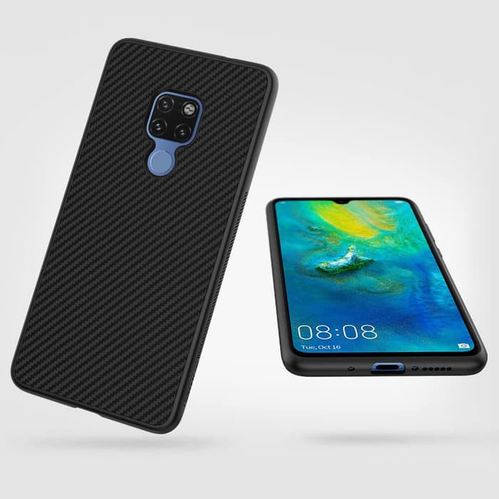 Hard Case Huawei Mate 20 NILLKIN Synthetic Fiber Carbon Casing Original