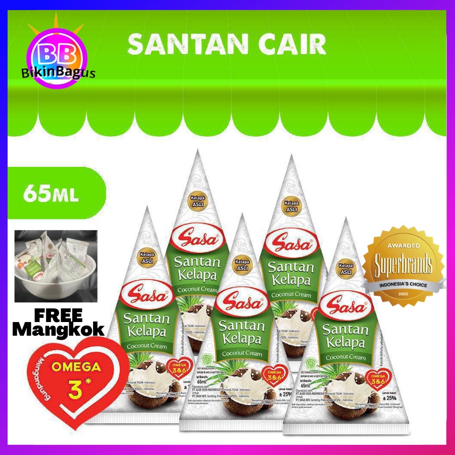 

Promo HEboh Sasa santan kelapa Asli 8pc santan Santan