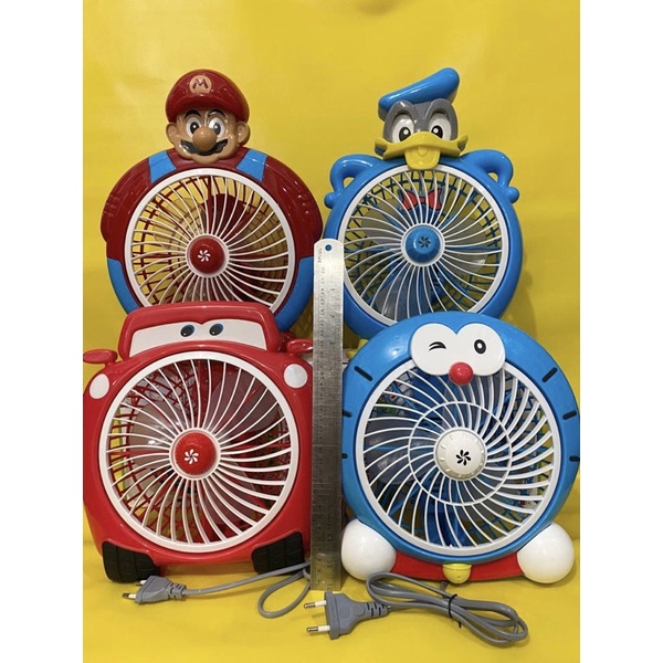 kipas angin karakter wellhome / kipas angin portable kecil unik / kipas angin meja karakter