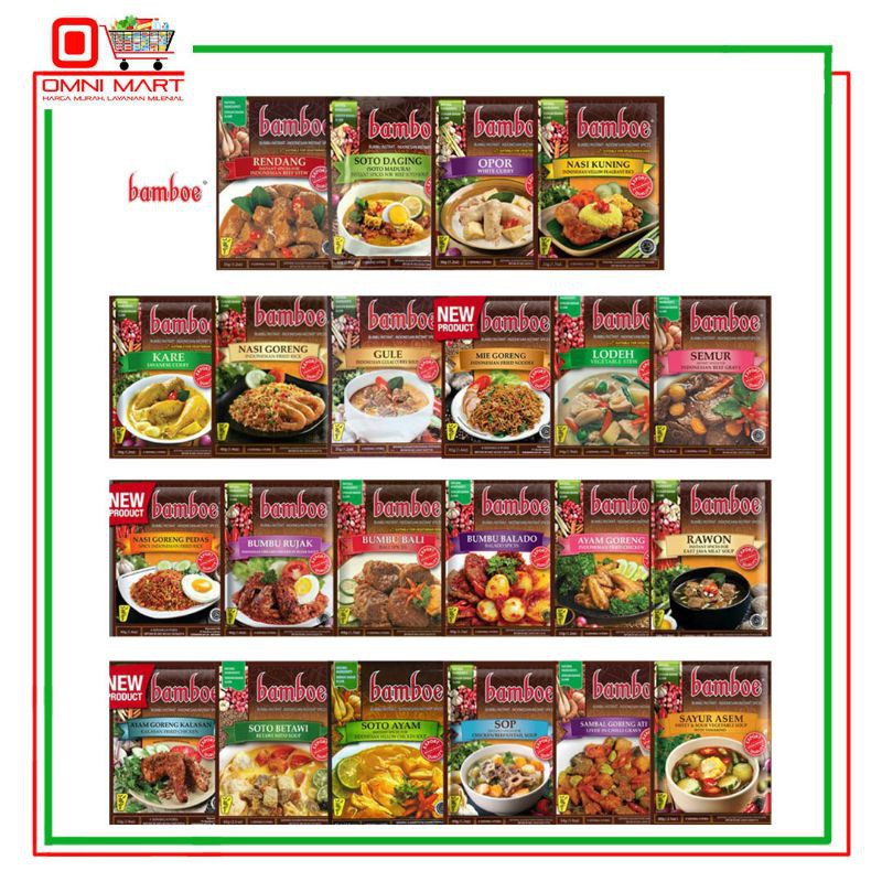 Bamboe Asia Gr Bumbu Dapur All Variant Shopee Indonesia