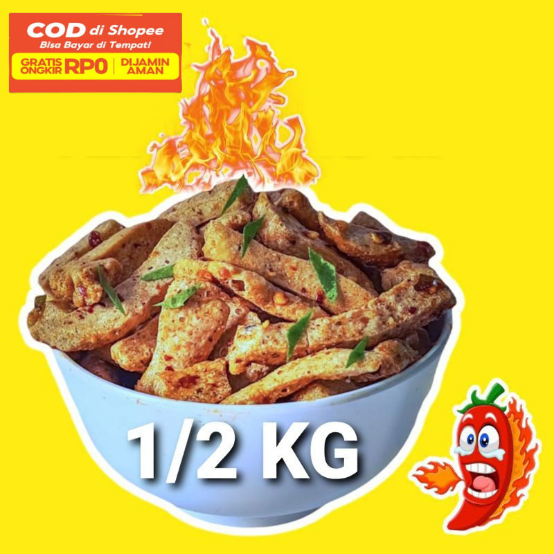 

Basreng pedas Hot jeletot isi 500 gram basreng pedas