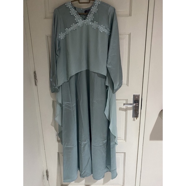 Preloved Baju Gamis Dress Lebaran Pesta Elzatta