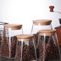 Toples Kaca / Toples Keramik / Toples Bumbu / Toples Kaca Keramik Penyimpanan Kopi Teh Gula Bumbu Ke