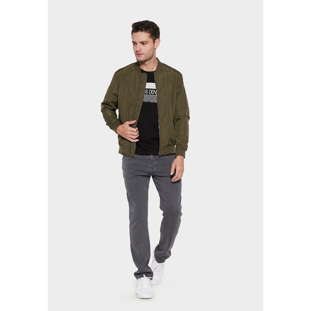 JBBoss Jaket Bomber 702 (Olive) / Ramayana Jatinegara