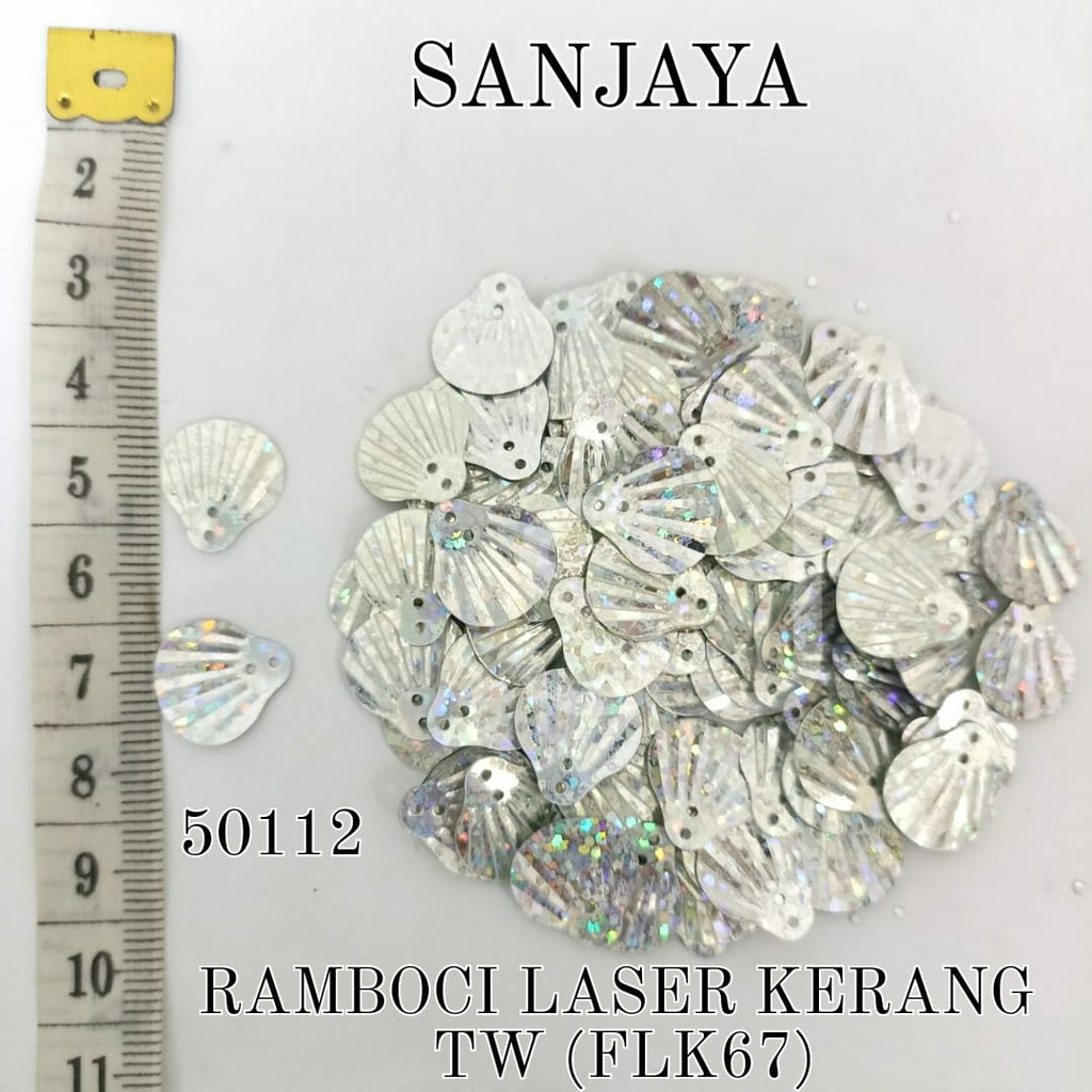 PAYET RAMBOCI / RAMBOCI KERANG / PAYET MANIK KERANG / RAMBOCI KERANG TAIWAN (FLK67) 12X14