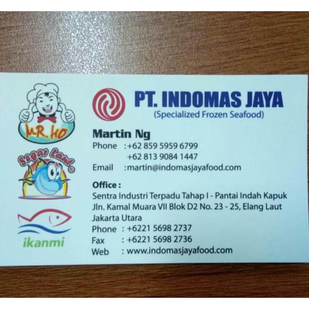 

Kartu Nama 1 Sisi