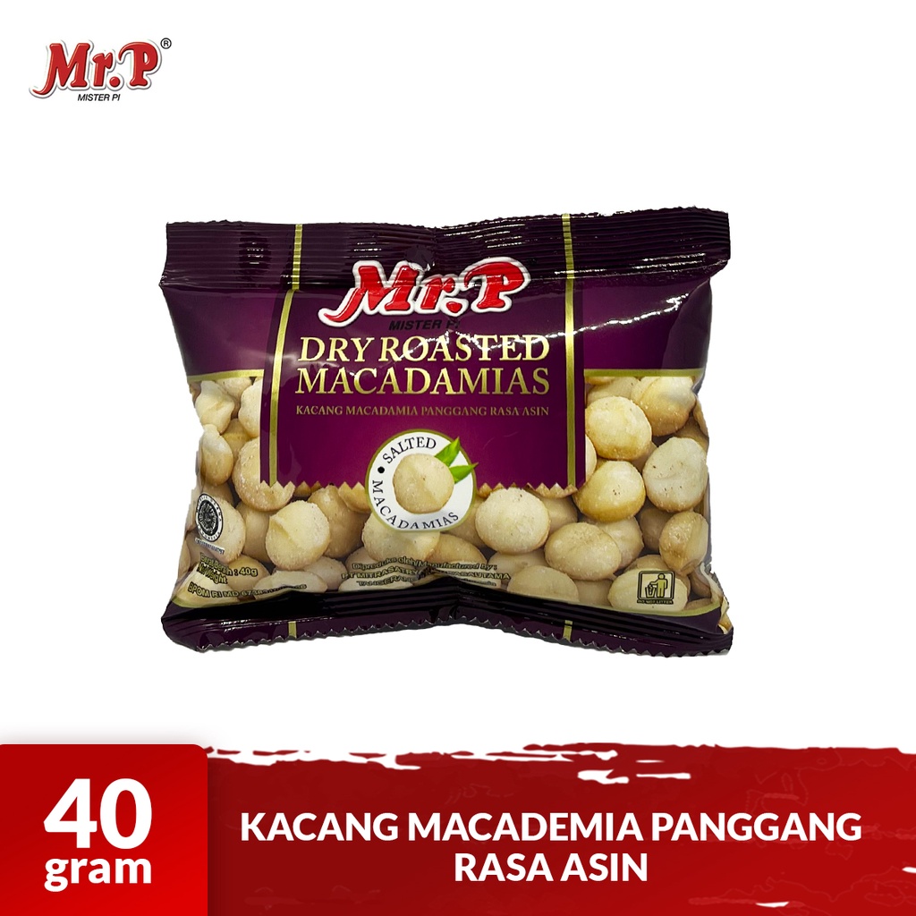 

MR. P Kacang Macadamia 40gr