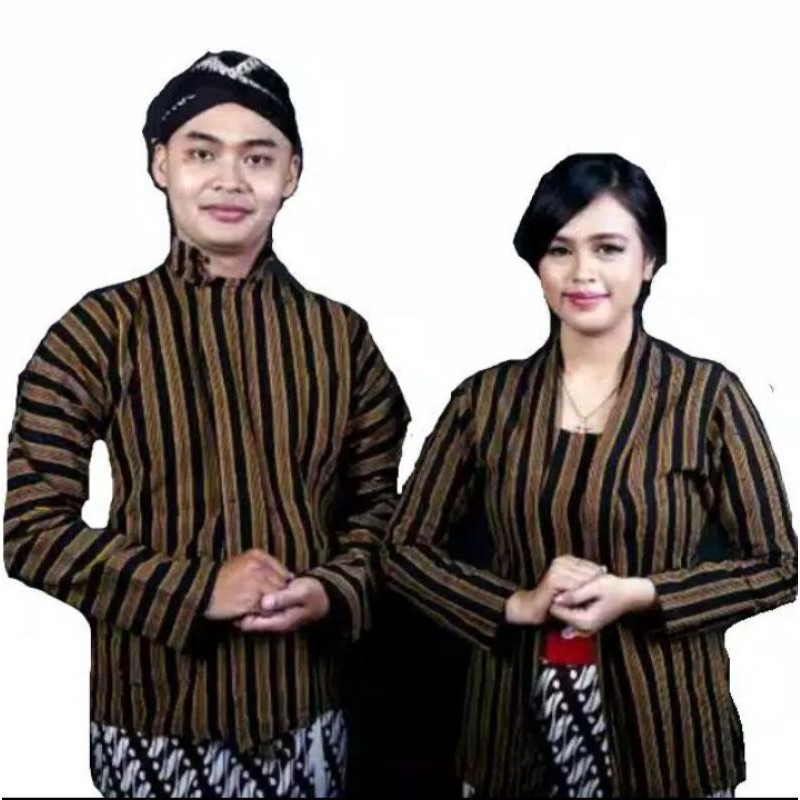 Couple Surjan & Kebaya Lurik size Dewasa