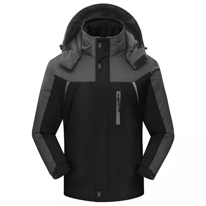 Jaket pria musim dingin gaya korea tebal