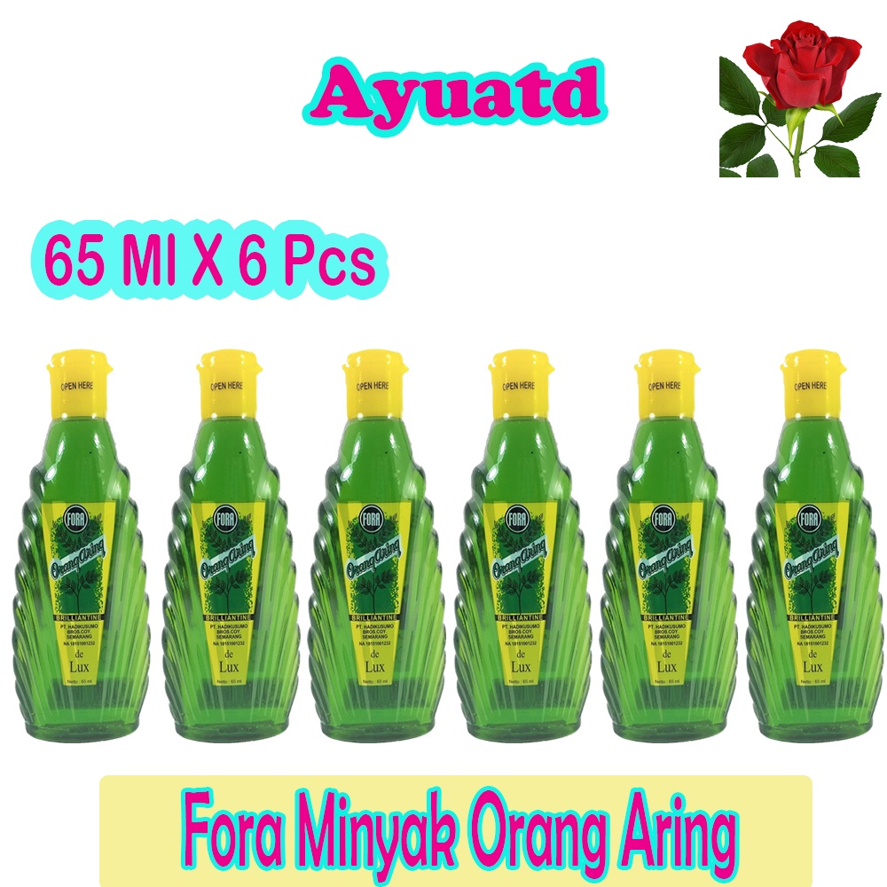 FORA Minyak Rambut Orang Aring 65ml Paket 6pcs