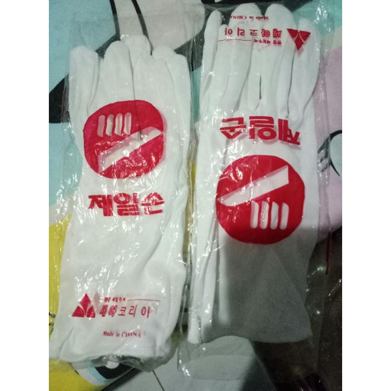 Sarung tangan wedding gloves pria wanita putih