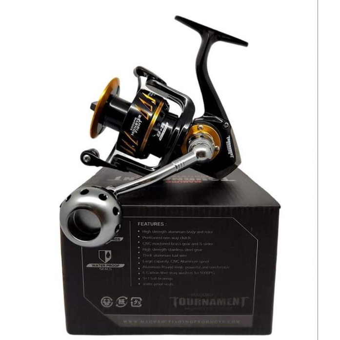 SPINNING REEL MAGURO TOURNAMENT 5000 - 8000PG Full brass+ Stainless Steel gear