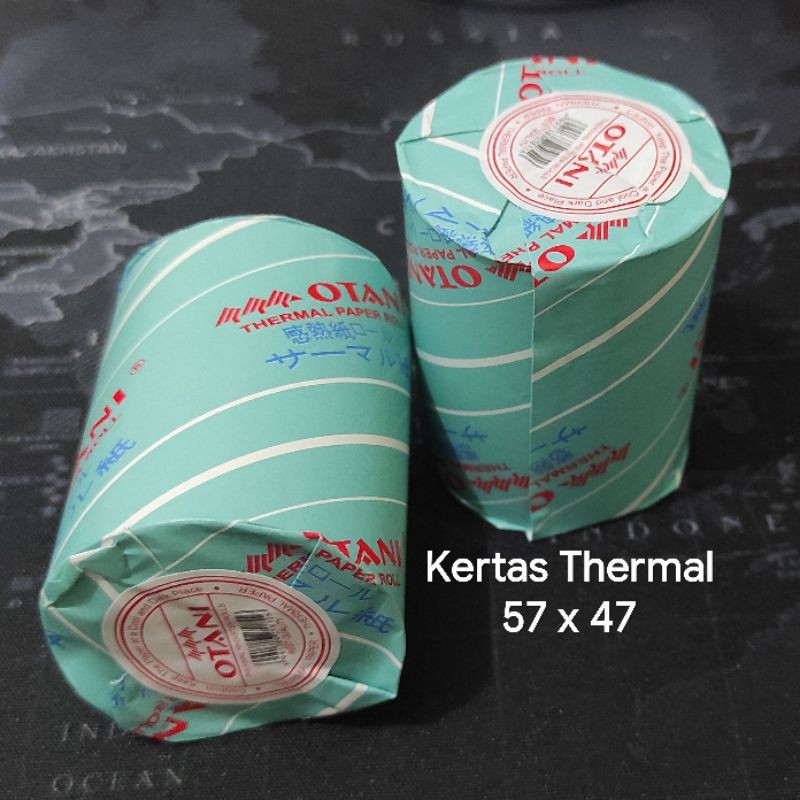 

Kertas Struk Thermal / Kertas Kasir Thermal Otani 57 x 47 57x47 58 x 47
