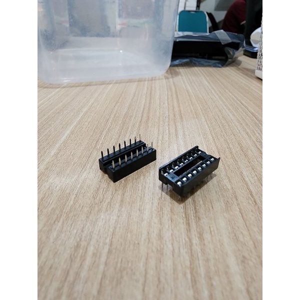 socket ic 16pin 2x8 , soket ic 16pin