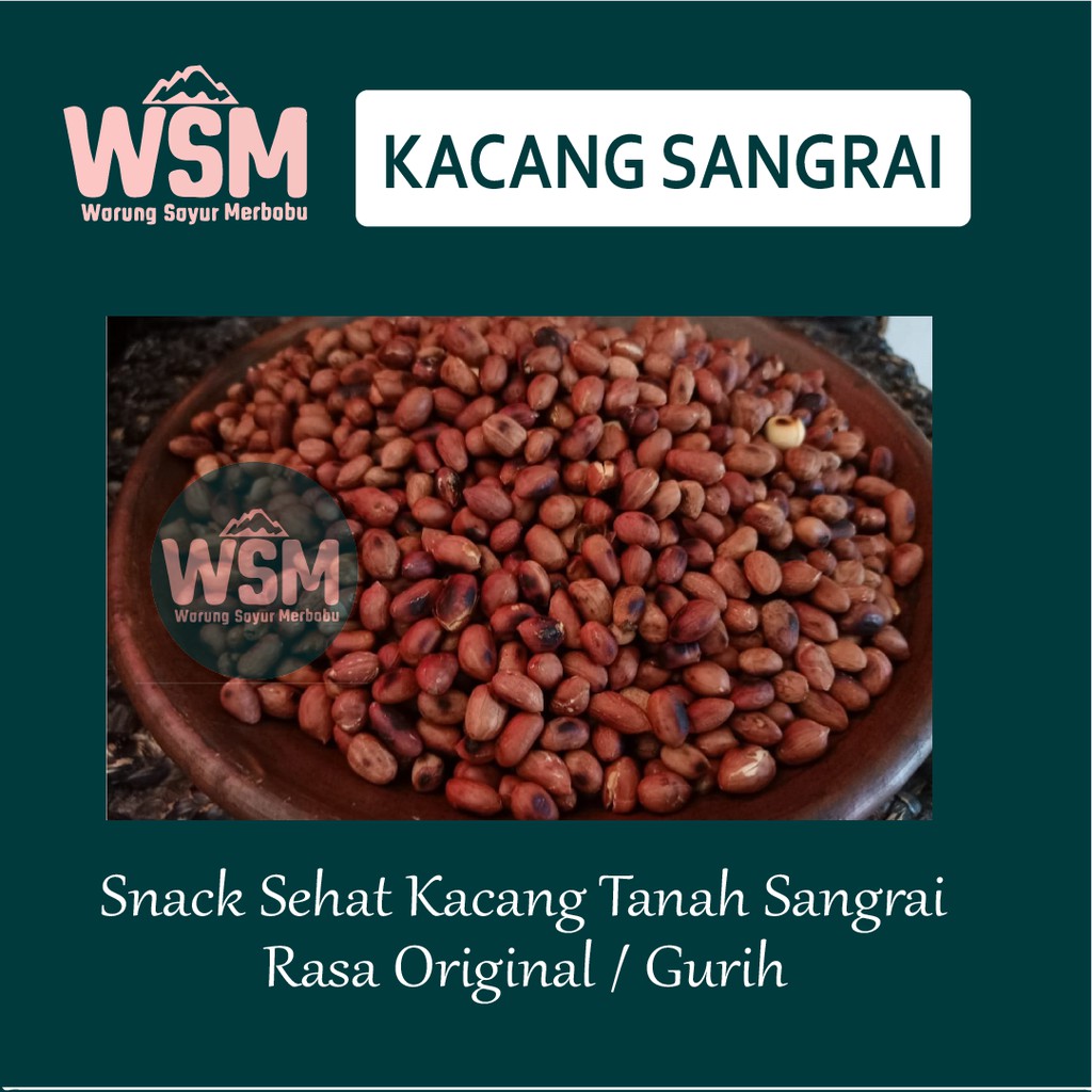 

KACANG TANAH SANGRAI 1 kg | CEMILAN SEHAT DAN ENAK