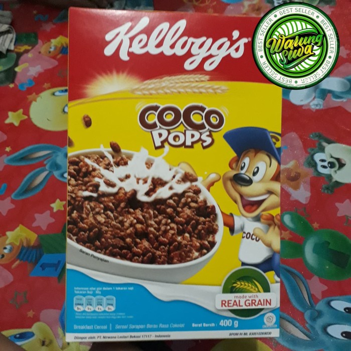 

kellogg's coco pops made with real grain 400 gram