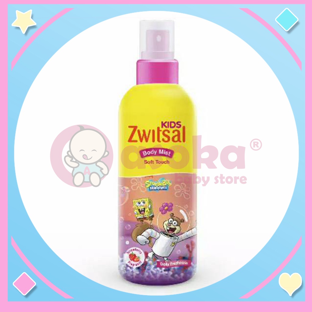 Zwitsal Kids Body Mist Fresh Touch Blue / Soft Touch Pink 100ml