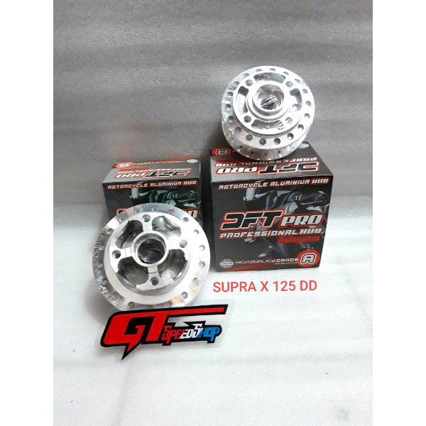 TROMOL SET DFT SUPRA X 125 DD DEPAN BELAKANG CHROME