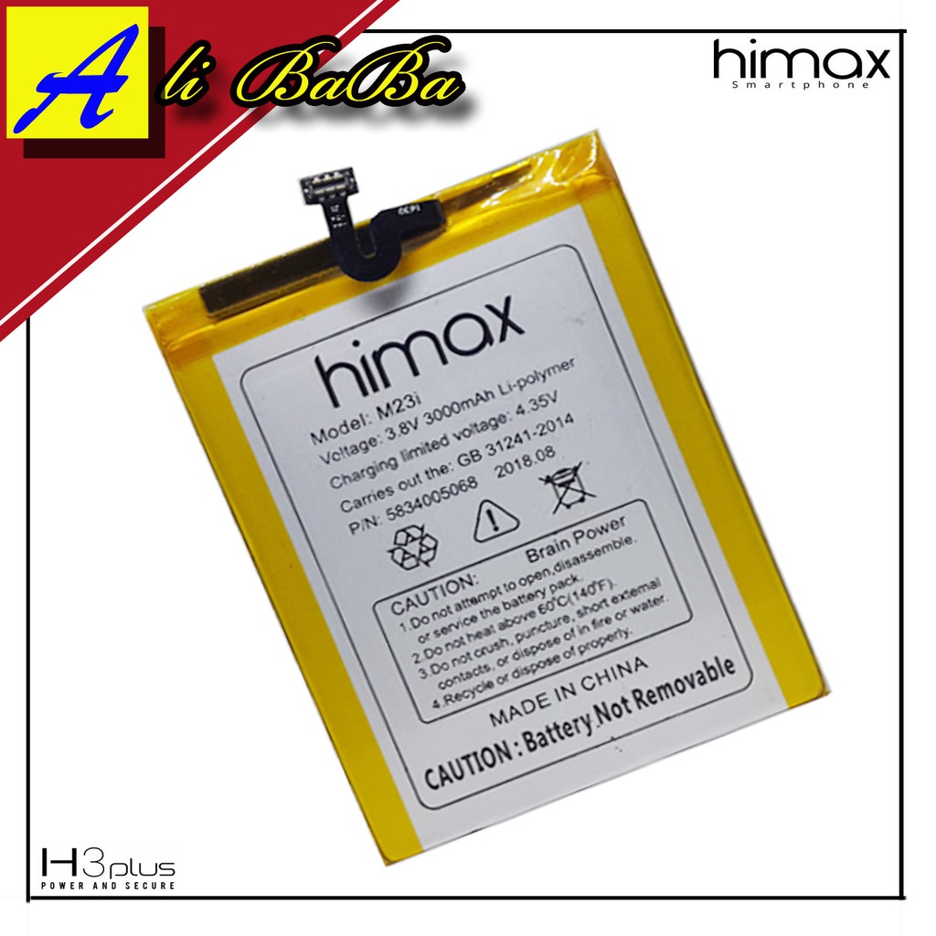 Baterai Handphone Himax H3 Plus M23i Batre Hp Himax M23i Battery Himax H3 Plus Batre Himax M23i Shopee Indonesia