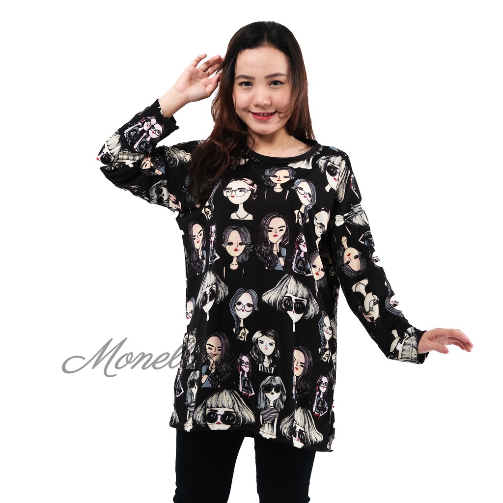 Baju Blouse Atasan XXL Jumbo Murah Wanita Kekinian Baju Blouse Atasan XXL Jumbo Murah Wanita Kekinian