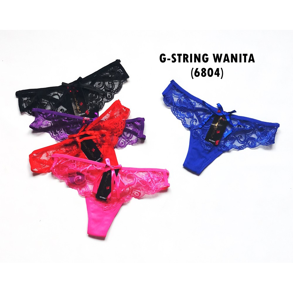 - Satuan - G-String Wanita / Sexy Lace G-String / Celana Dalam Wanita