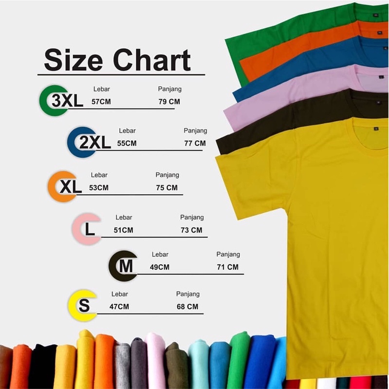 KAOS POLOS CATTON COMBED 30s