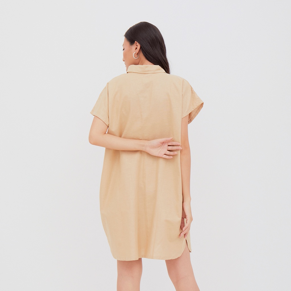 Sundays Attire - SURI LINEN DRESS / Dress Casual Wanita