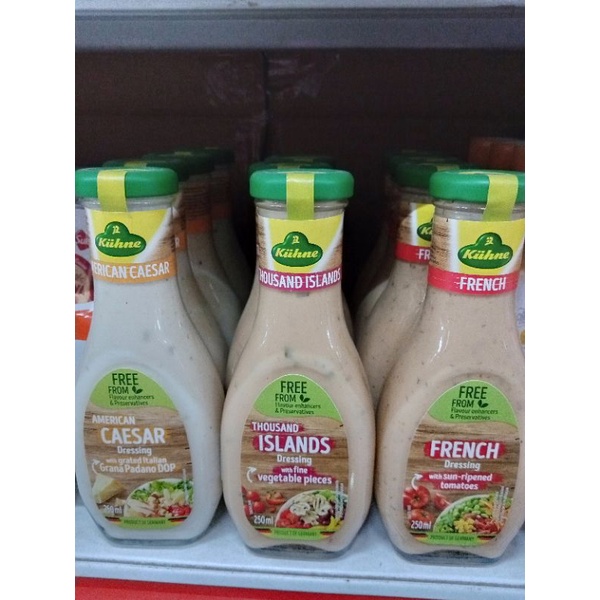 

KIIHNE DRESSING SALAD 250ML GERMANY/MAKANAN INSTAN/DRESSING SALAD IMPORT