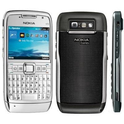 Nokia E71 Jadul, Refubished, Bergaransi, Handphone Baru - Hitam