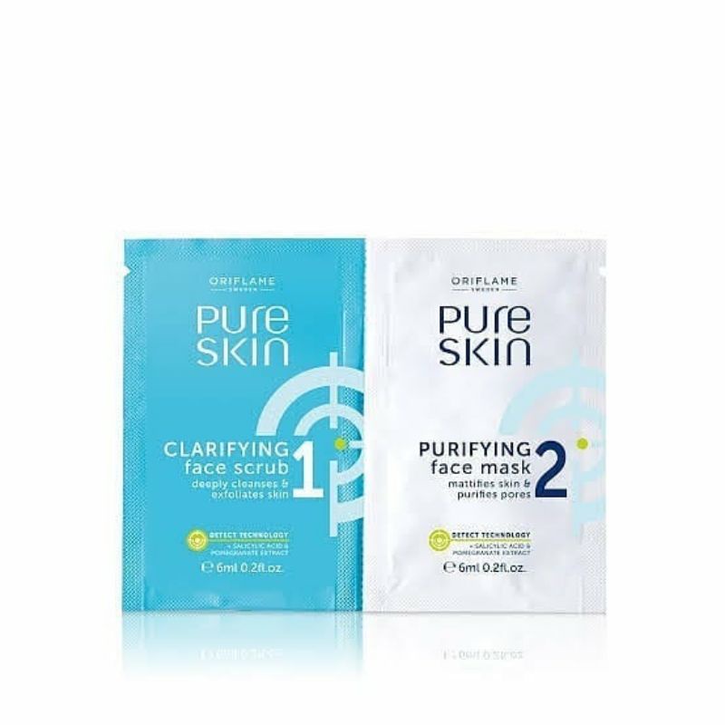 Pure Skin Clarifying Face Scrub &amp; Purifying Face Mask