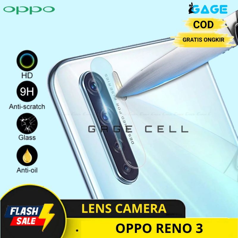 COD✅ Tempered Glass Camera Tg Antigores Kamera OPPO Reno 3 Reno3 Pelindung Kaca Kamera Belakang