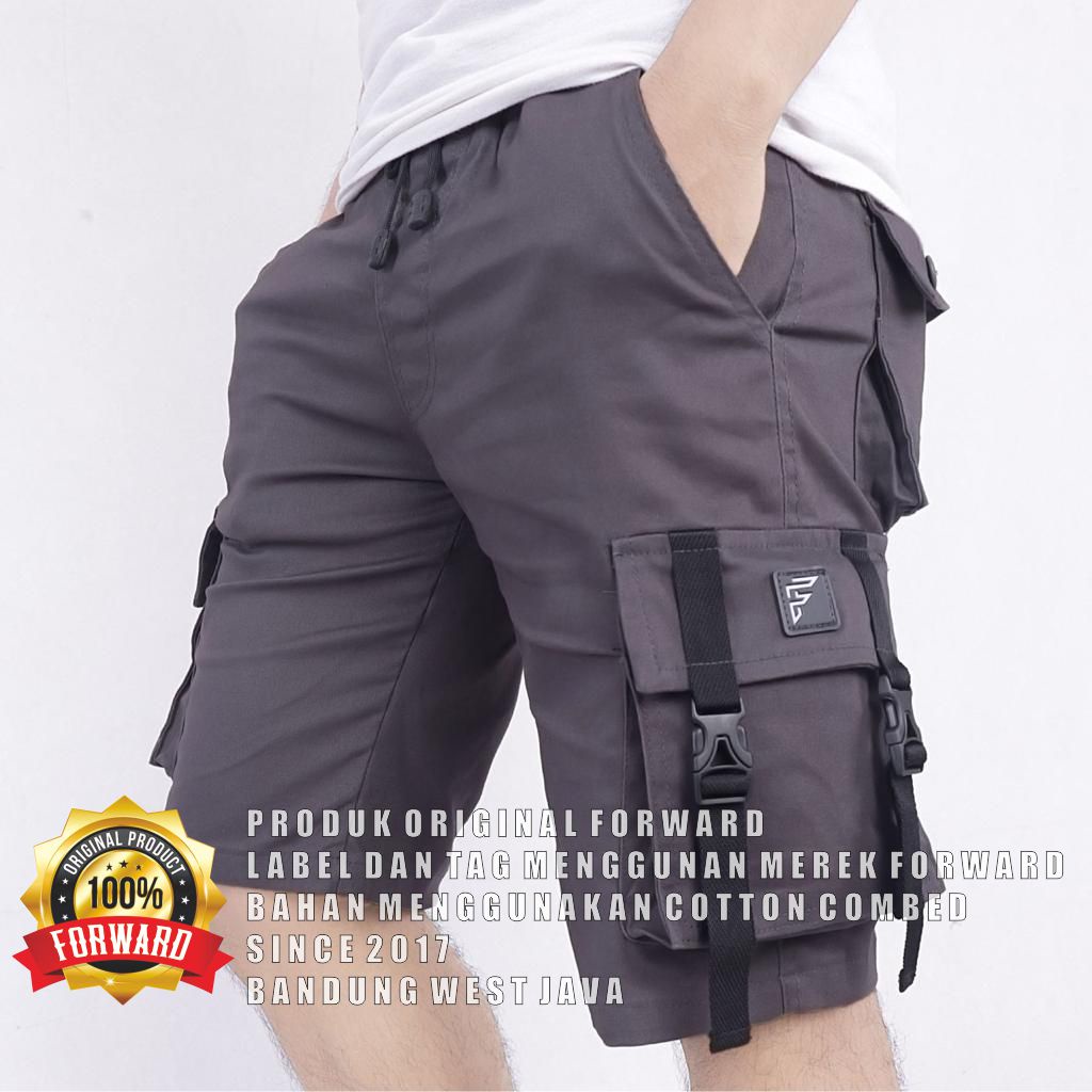 Celana Cargo Pdl Pendek Pria  System Fourlayers